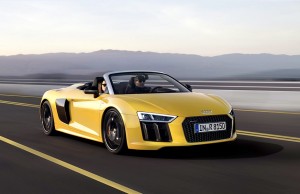 Audi presenta al nuevo R8 Spider V10 en el Salón de NY